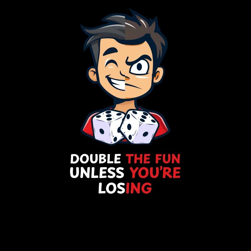 Lustiger Backgammon-Doppelspaß, es sei denn, Sie verlieren