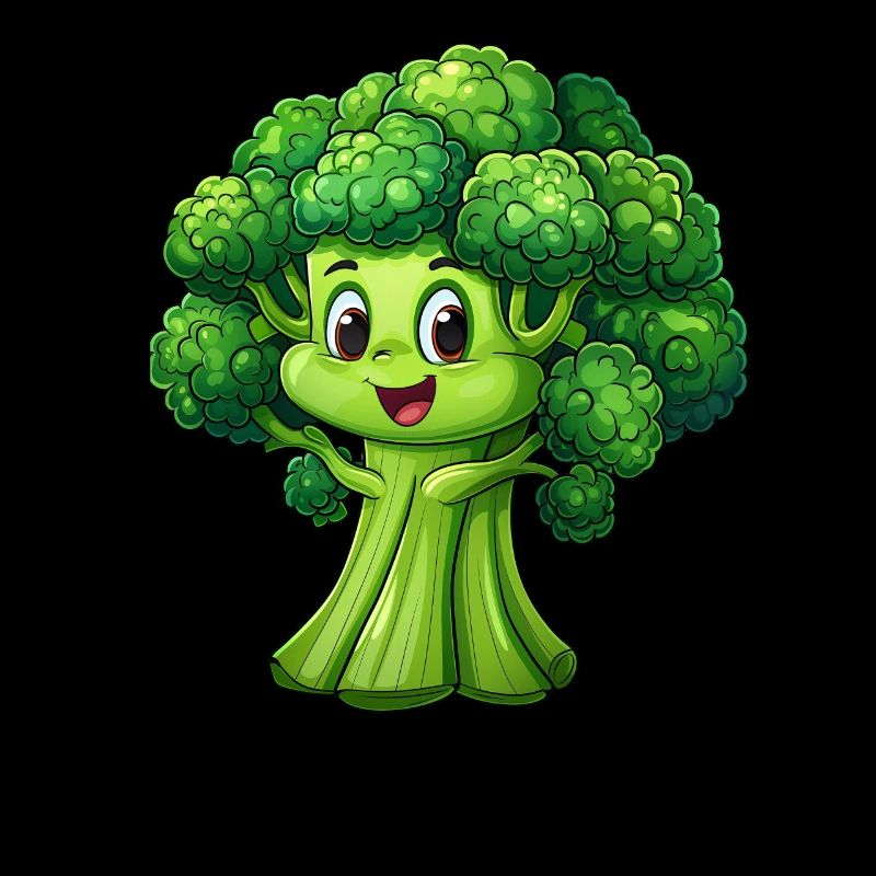 Brocoli heureux