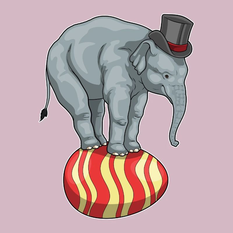 Elephant Easter Easter Egg Circus