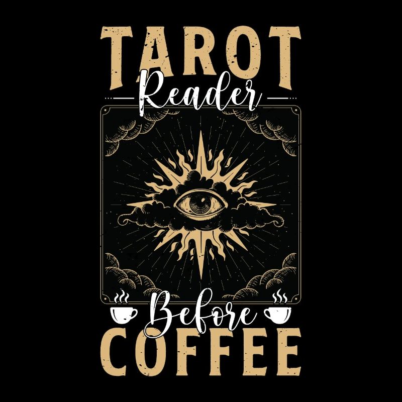 Tarot Reader Before Fortune Telling Coffee Lover