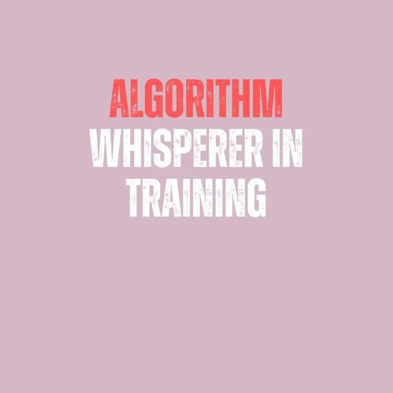 Chuchoteur d’algorithme en formation Drôle de technologie de codage