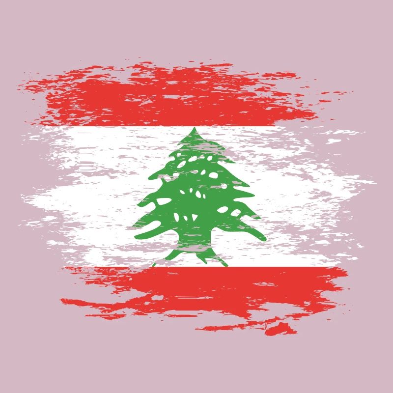 Drapeau du Liban utilisé