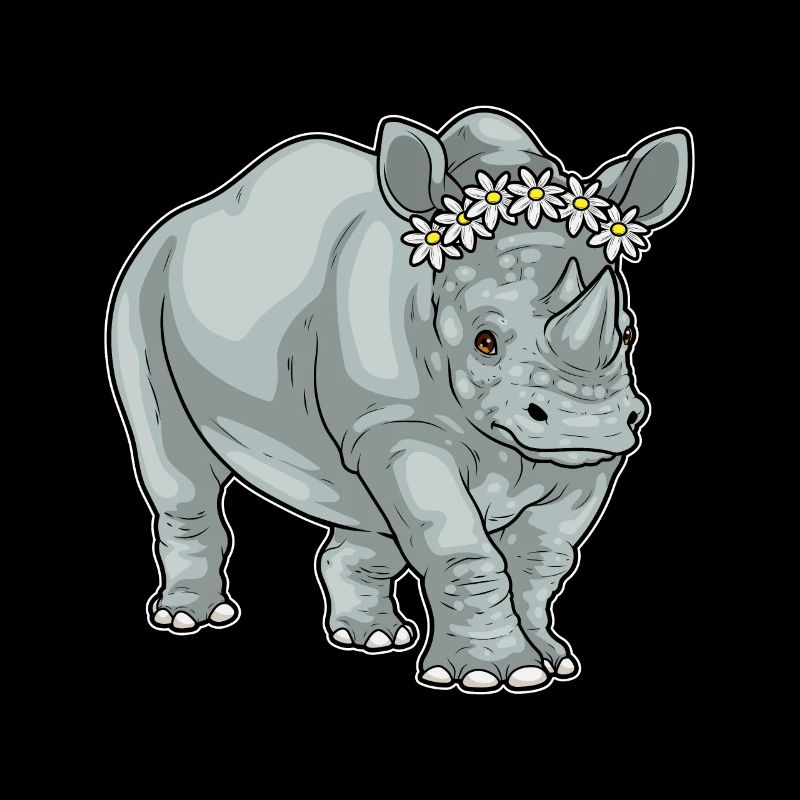 Nashorn Gänseblümchen Blumen