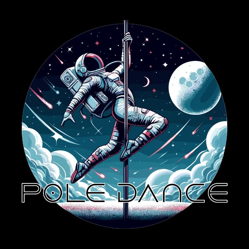 Pole Dance Astronautin Poledance Geschenk