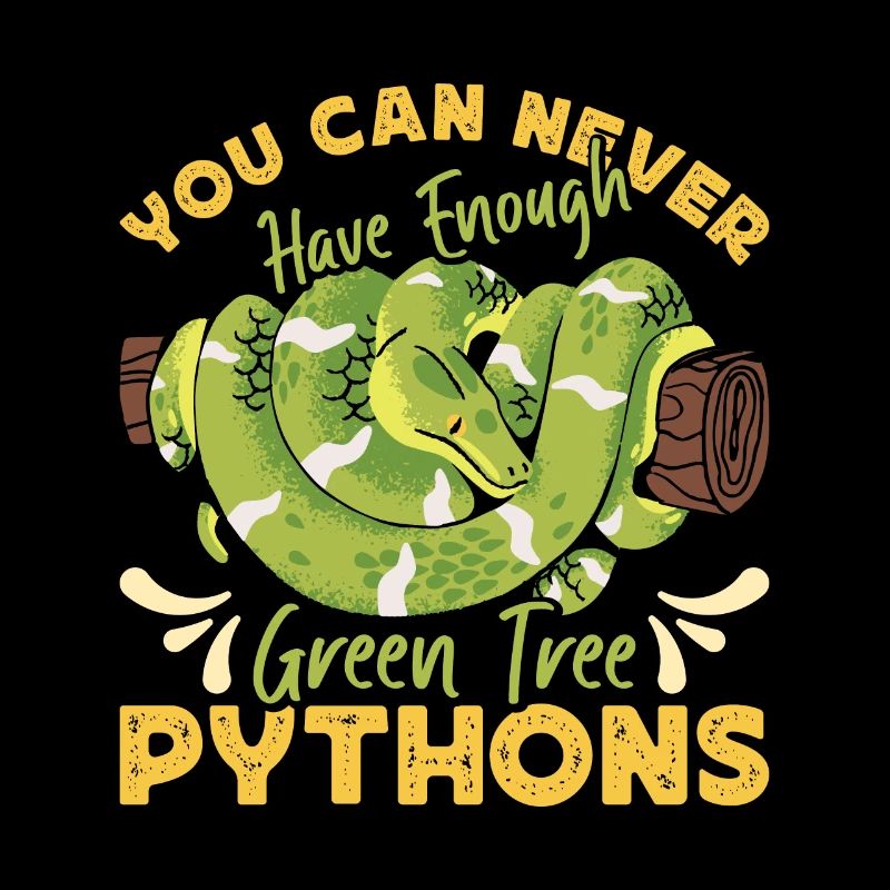 Python arborescent vert