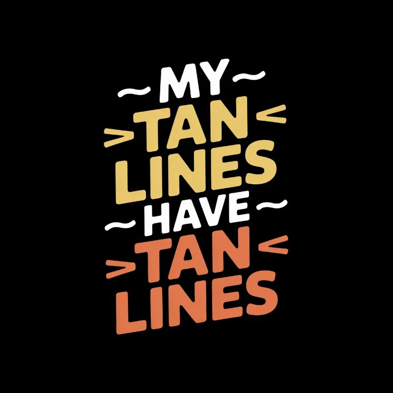 Mes lignes de bronzage ont des lignes de bronzage Coups de soleil