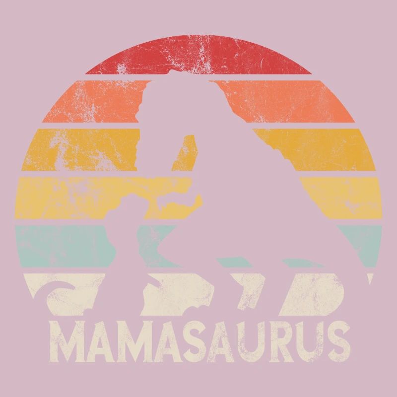 Retro Mamasaurus Mama Muttertagsgeschenk