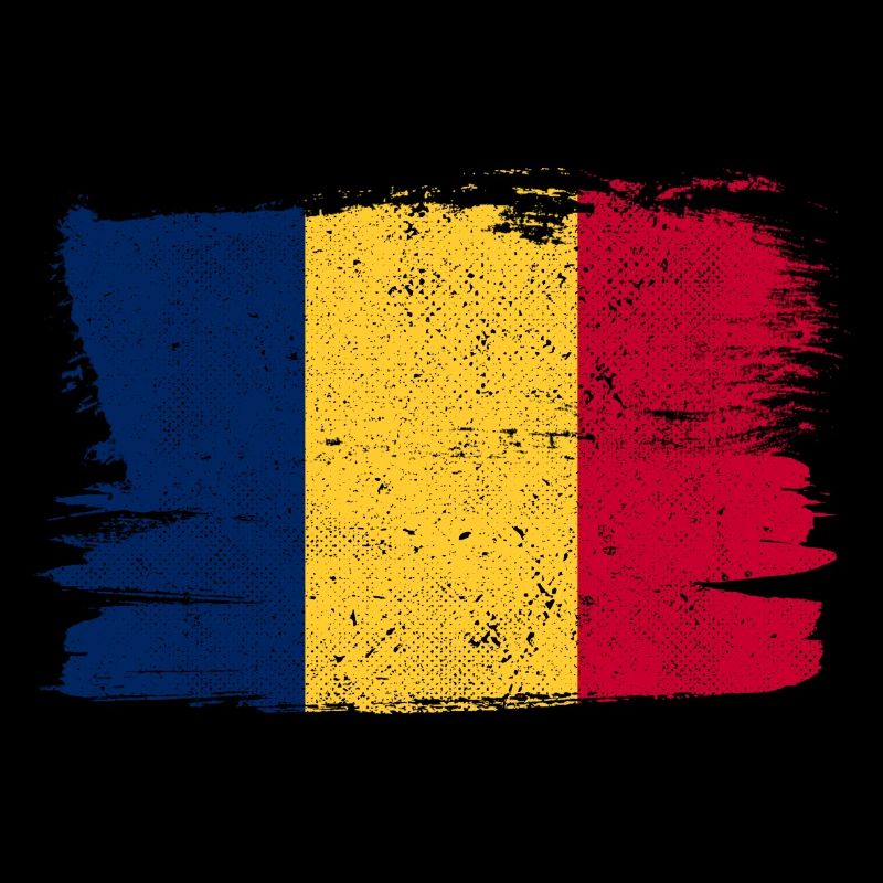 Drapeau du Tchad Drapeau de la paix Vintage