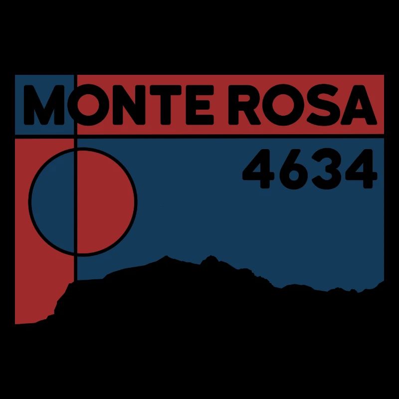 Monte Rosa Massif Dufourspitze Keepsake Souvenir