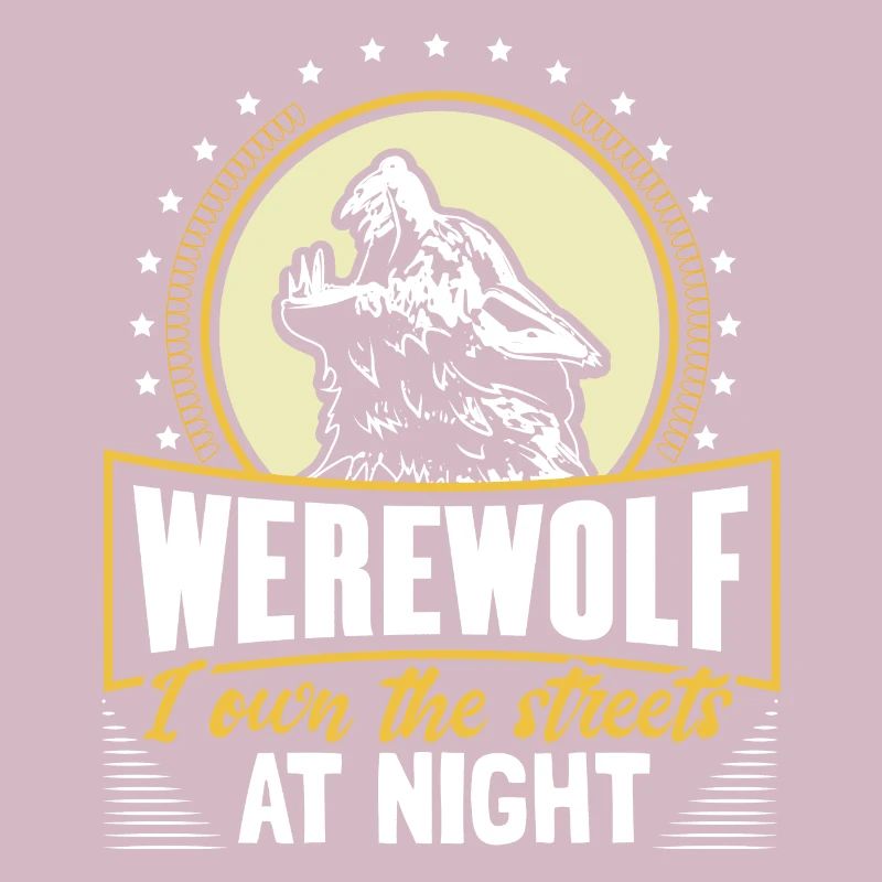 Halloween Werewolf Moon Ghost Hour Gift