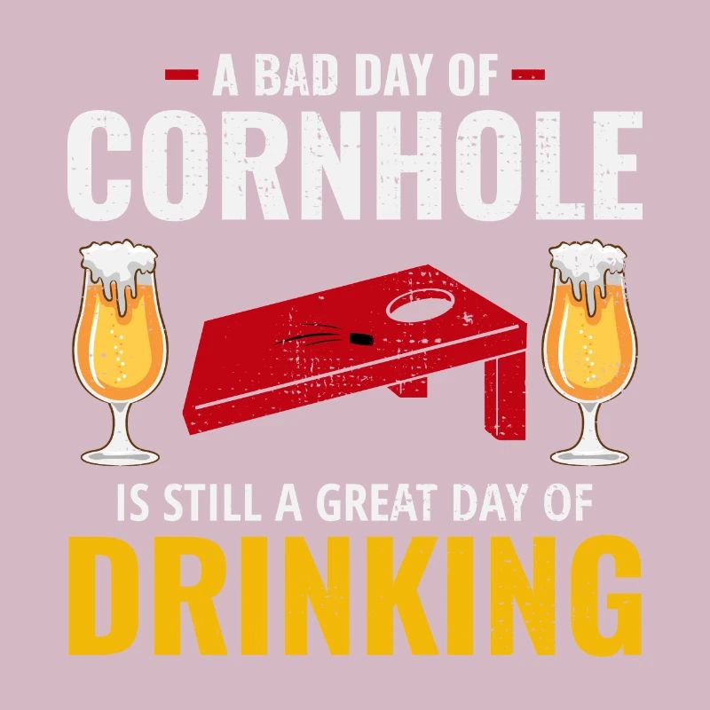 Cornhole Drinking Bean Bag Toss Outdoor Lawn Game