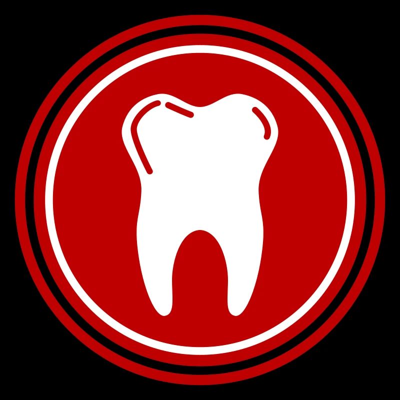 Symbole de l’icône de dent