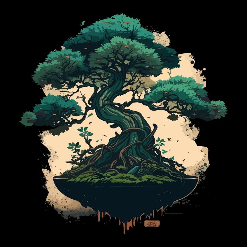 Tiny Green Bonsai