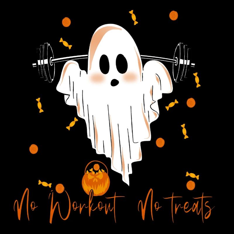 Terribly cute ghost at workout halloween
