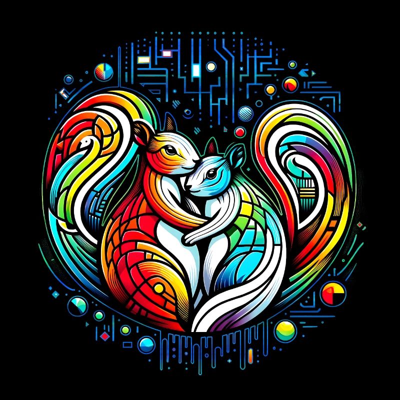 Farbenwind - Vereinte Eichhörnchen