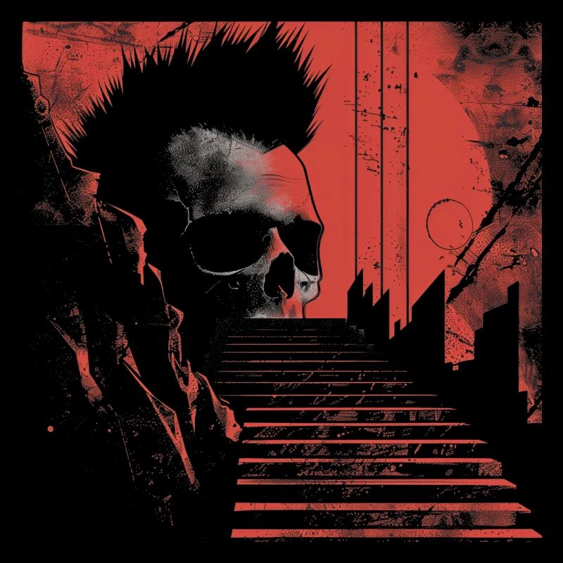 Punk Rock Skull Explosion Tee