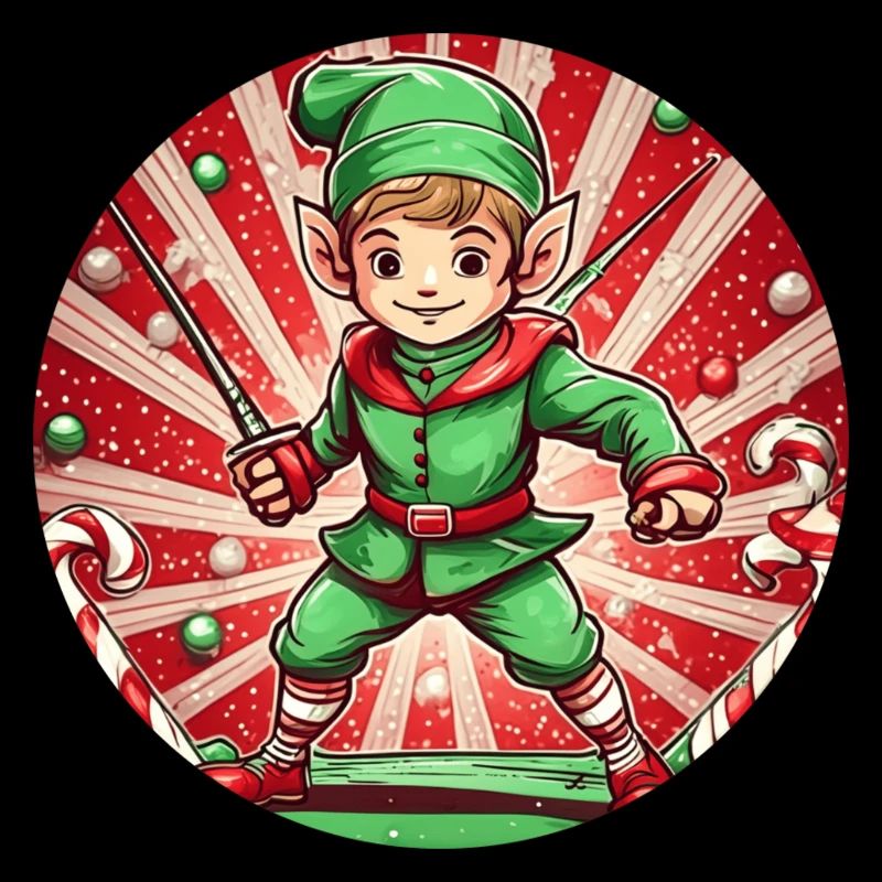 Clôture elfe de Noël