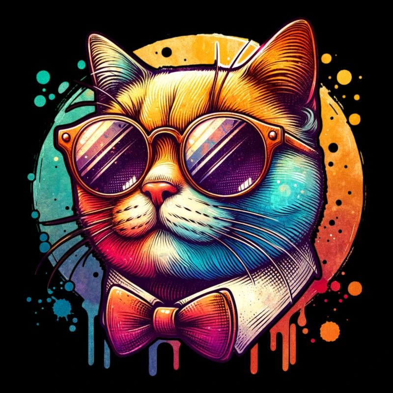 Lustige Katze Kater Kätzchen Geschenkidee