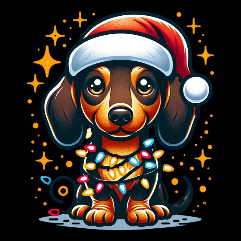 Weihnachts Teckel Noël laid Noël