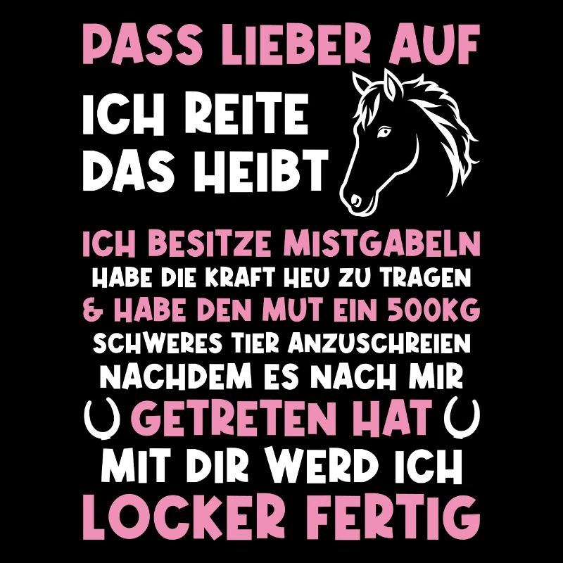 Reiten Lustiger Spruch
