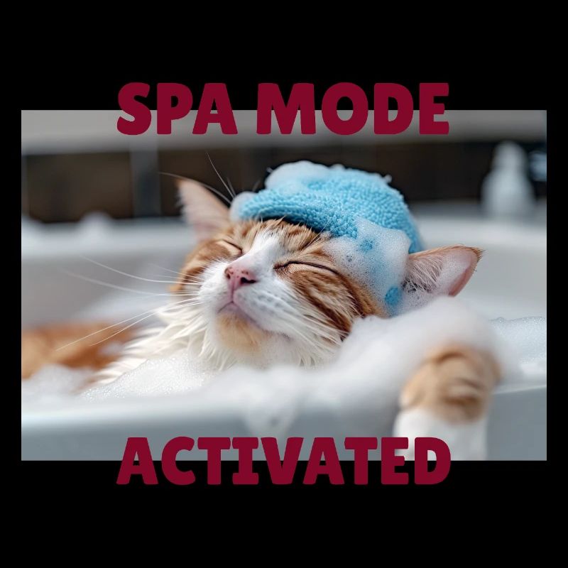 Spa-Modus Katze