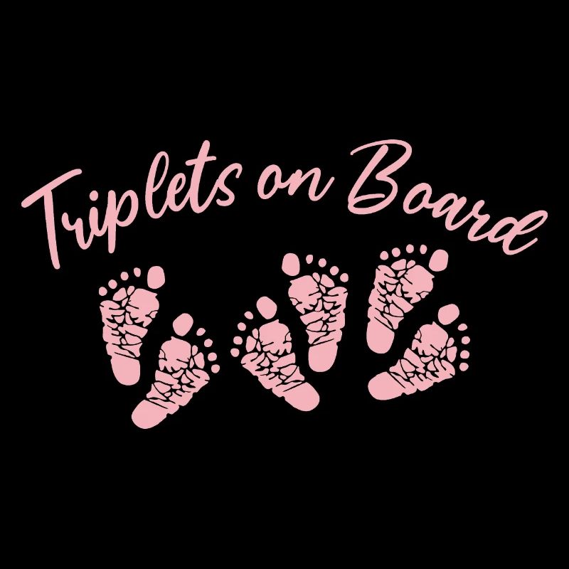 Triplés à bord Grossesse Bébé enceinte