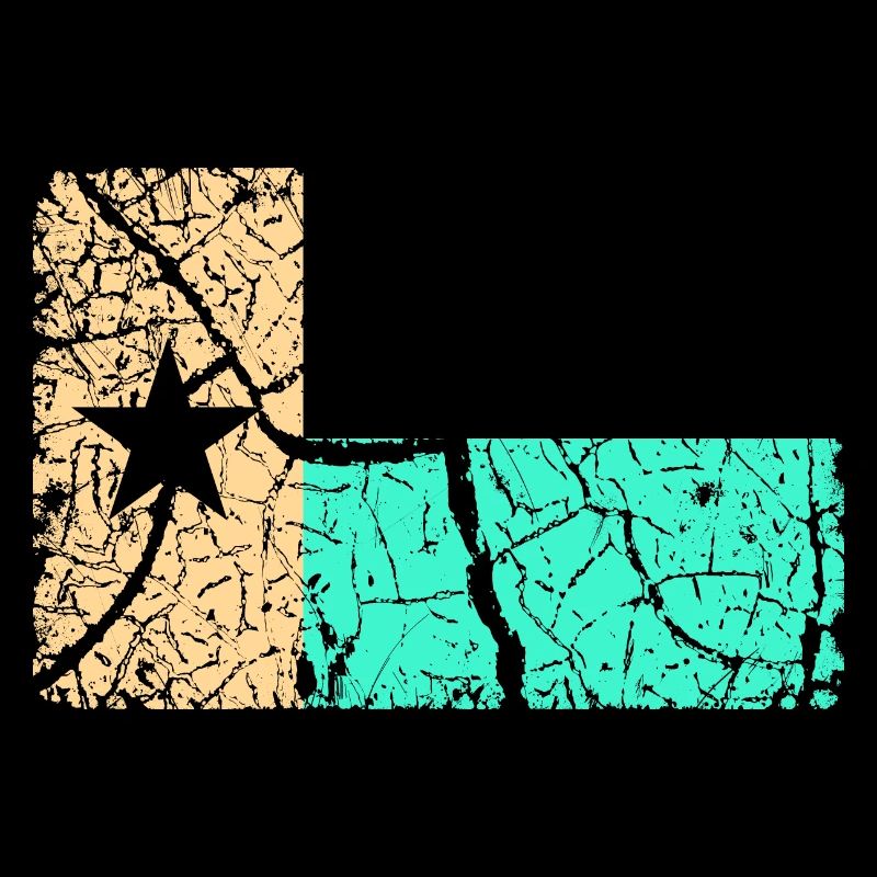 Drapeau du Texas - INVERSÉ