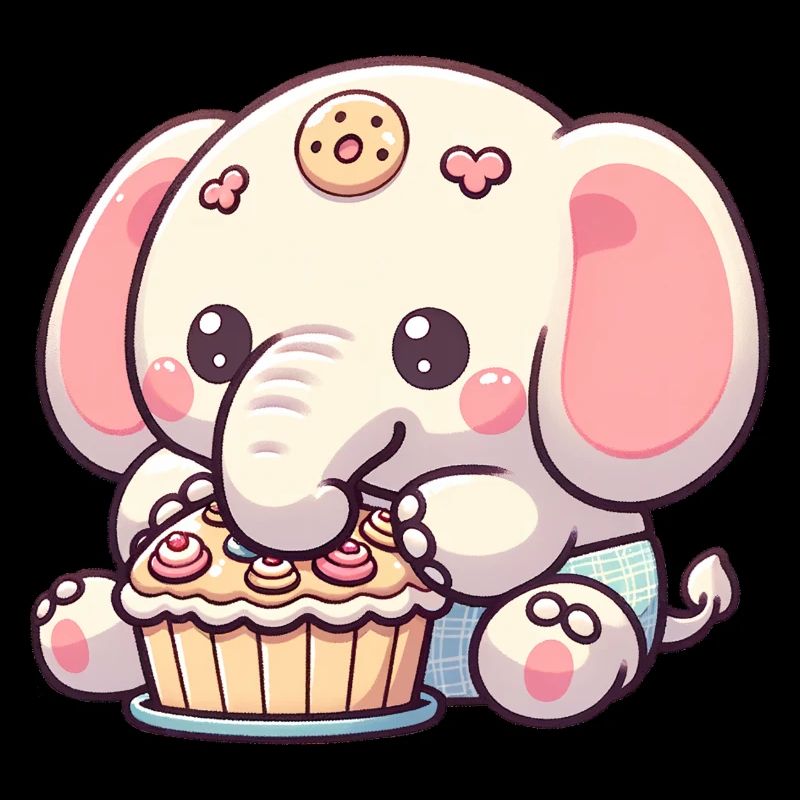 Elephant Baking Ele-bake-tion Haut pour enfant