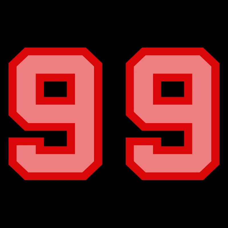 Cool Retro Retrostyle Numéro de maillot numéro de dos