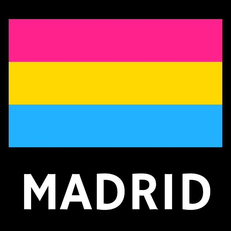 Pan Pride Flagge Madrid