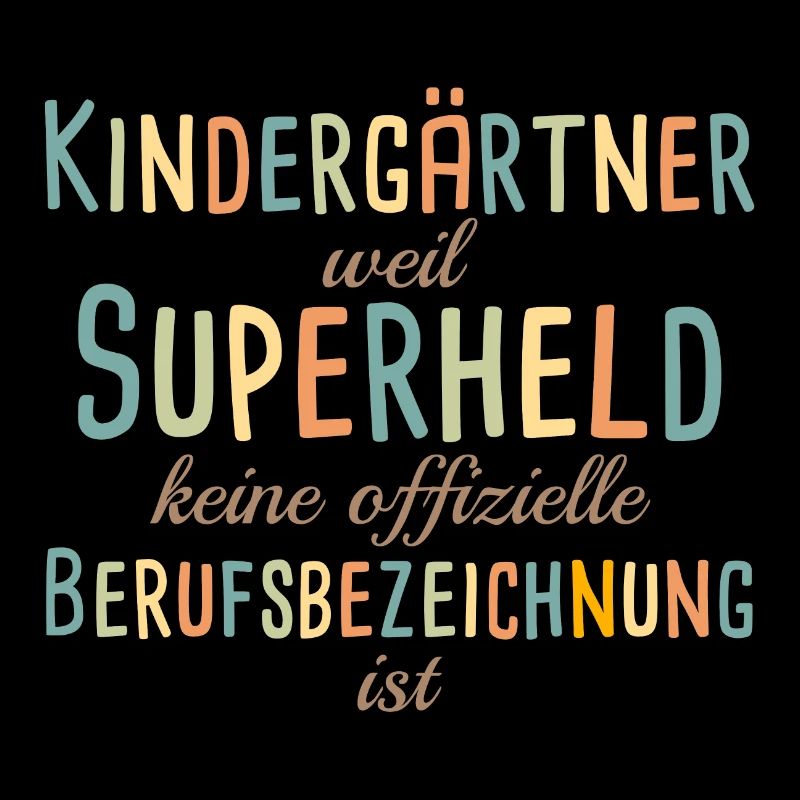 Kindergärtner Superheld Kindergarten