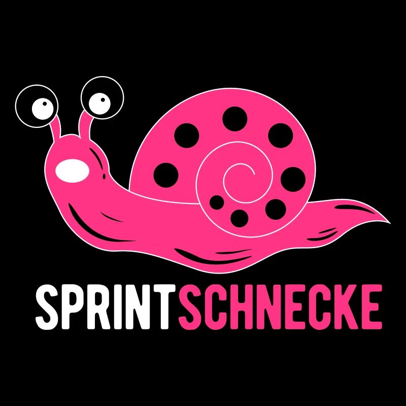 Jogging sprint snail comme cadeau pour le coureur