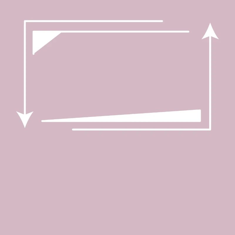 Arrow Frame White Rectangular Shape Decoration