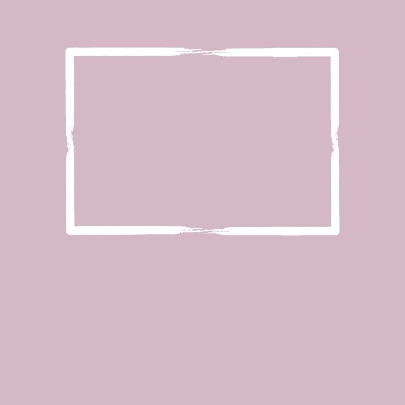 White brush strokes Rectangular frame