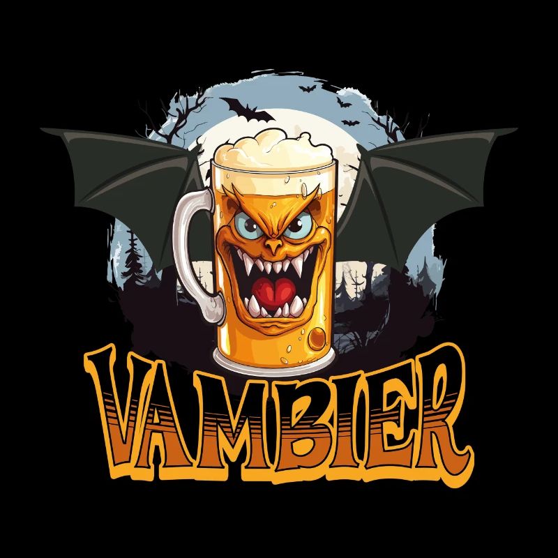 Vambier Vampir Bier Halloween Party Lustig Kostüm