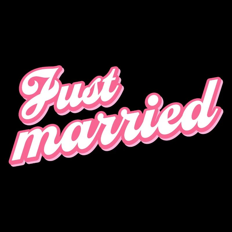 Just Married Verheiratet Ehepaar