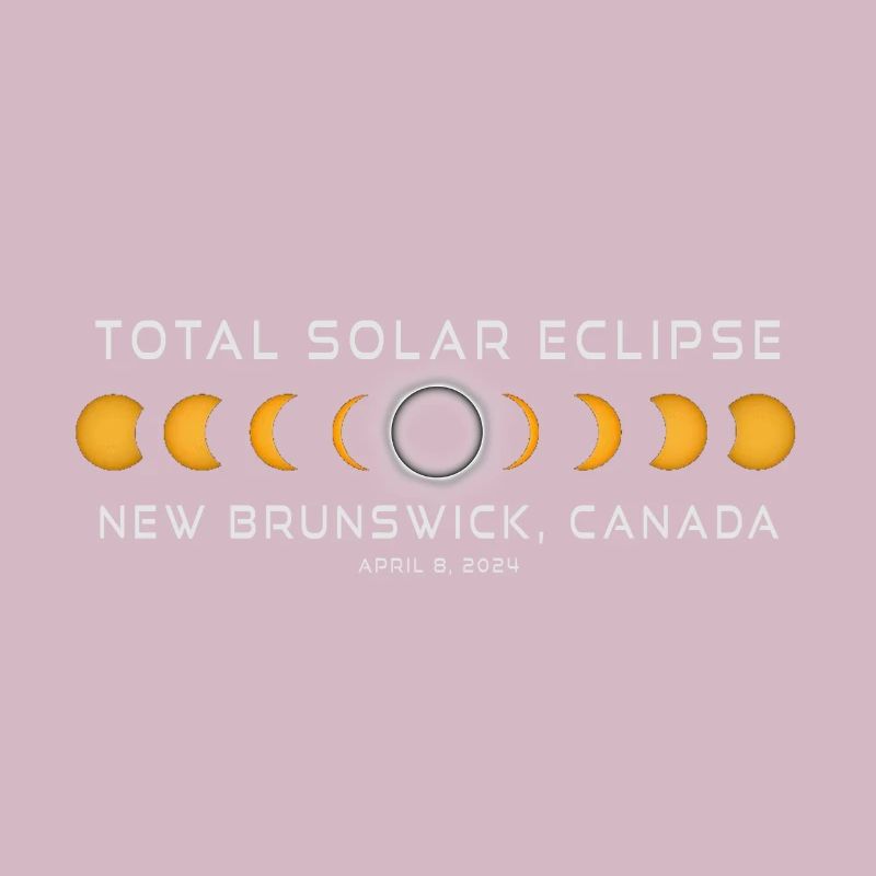 Nouveau-Brunswick Canada Éclipse solaire 2024 8 avril