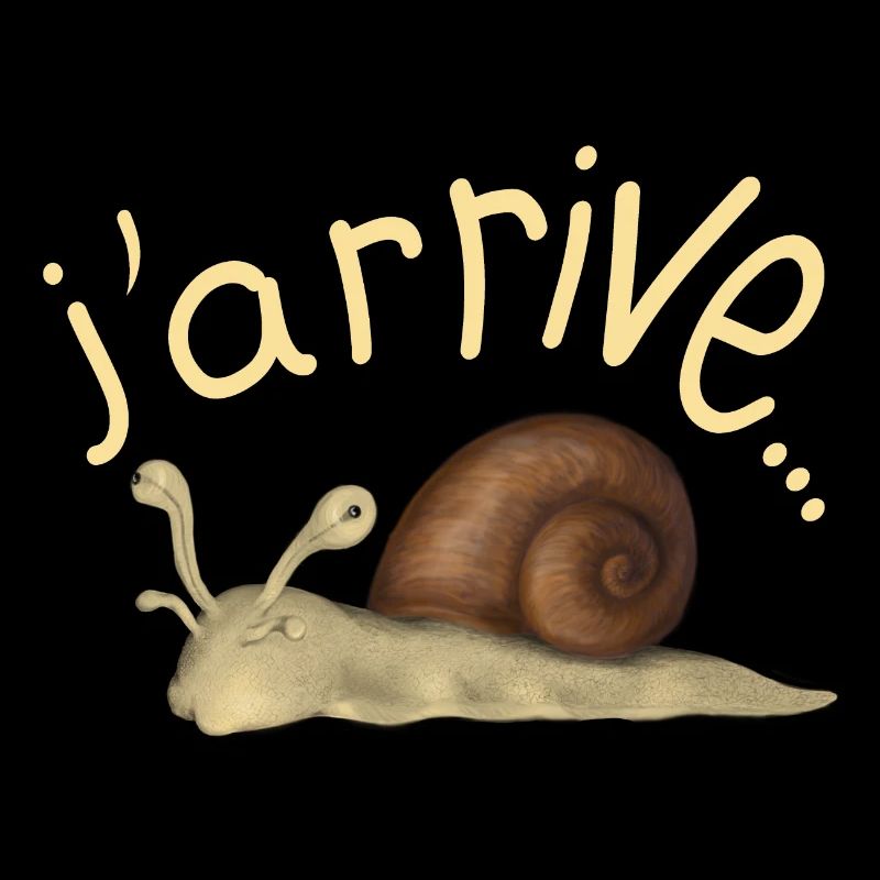 j'arrive escargot