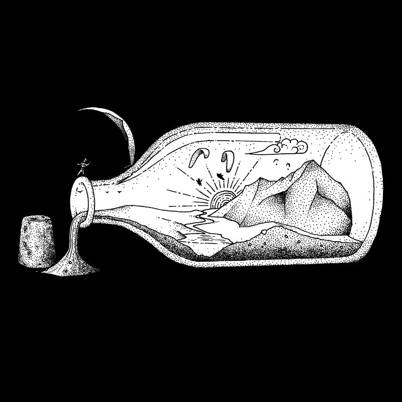 Planeurs dans une bouteille