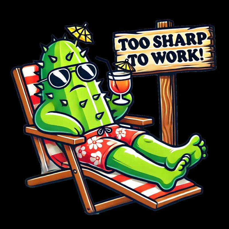 Too Sharp to Work 🌵😎