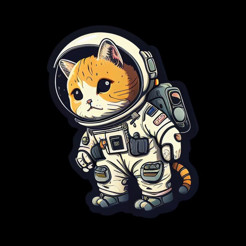 Meownaut astronaut cat for cat daddy
