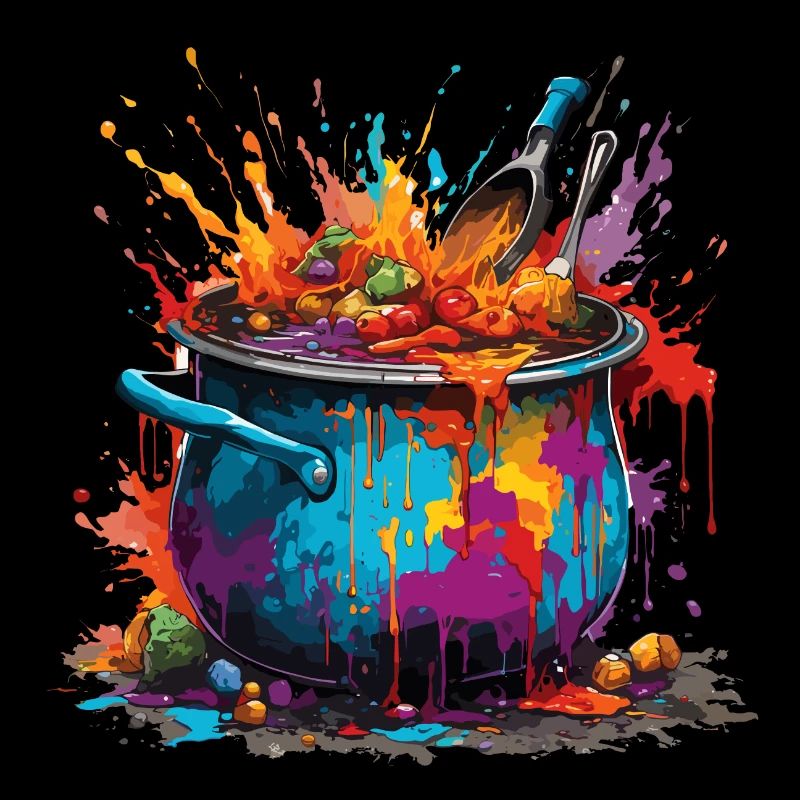 Marmite / Chaudron de sorcière / Halloween / Magie