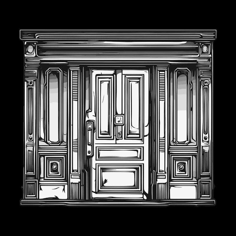 Tür / Eingang / Schloss / Tor / Haustür / Design