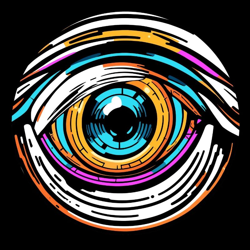 Psychedelic / Auge / Psychobilly / Comic / bunt