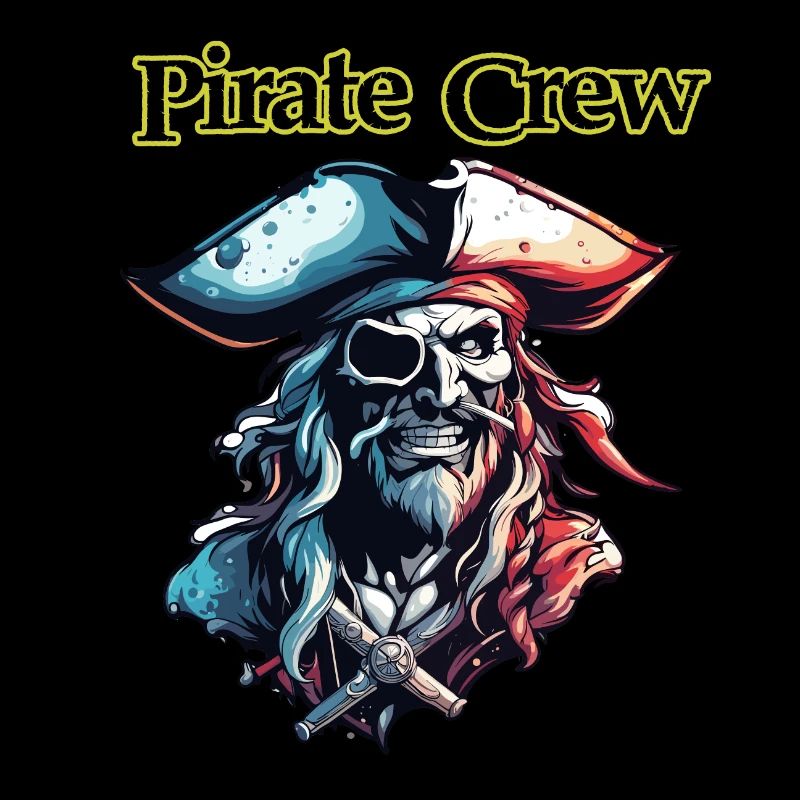 Pirate / Ahoy / Ancre / Capitaine / Crâne / Rhum