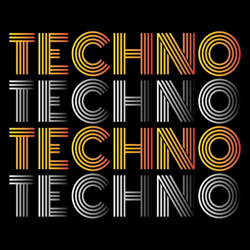 TECHNO TECHNO TECHNO Musik Goa Tanzen Geschenk