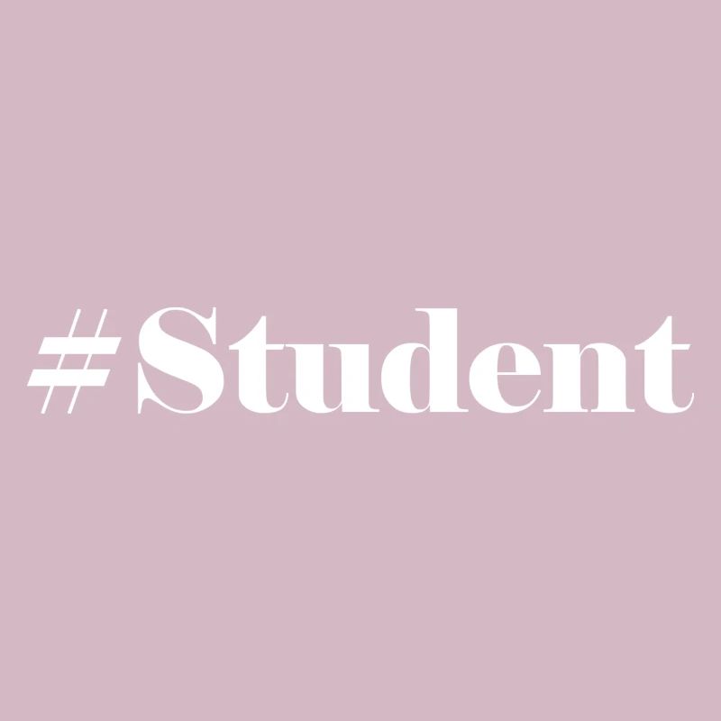 #Student Logo Blanc