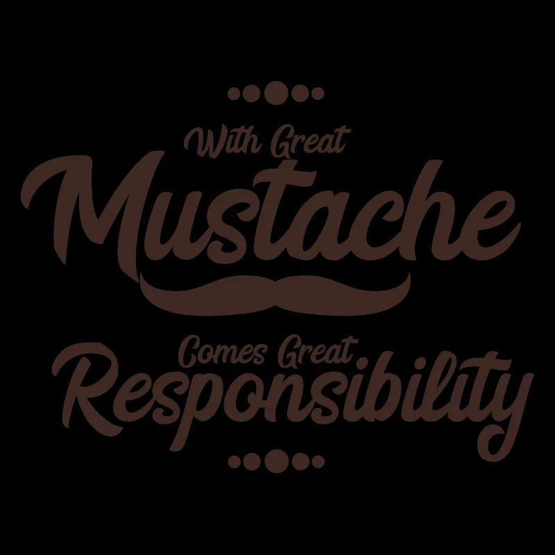 Mustache - mustache beard