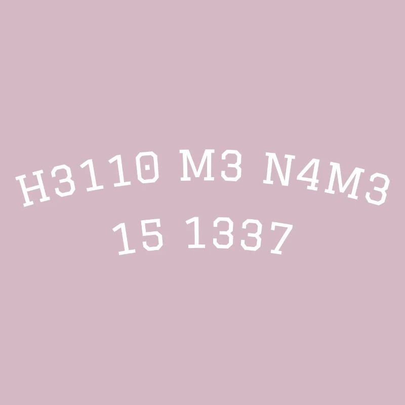 leetspeak leet mon nom est hello code gamer 1337