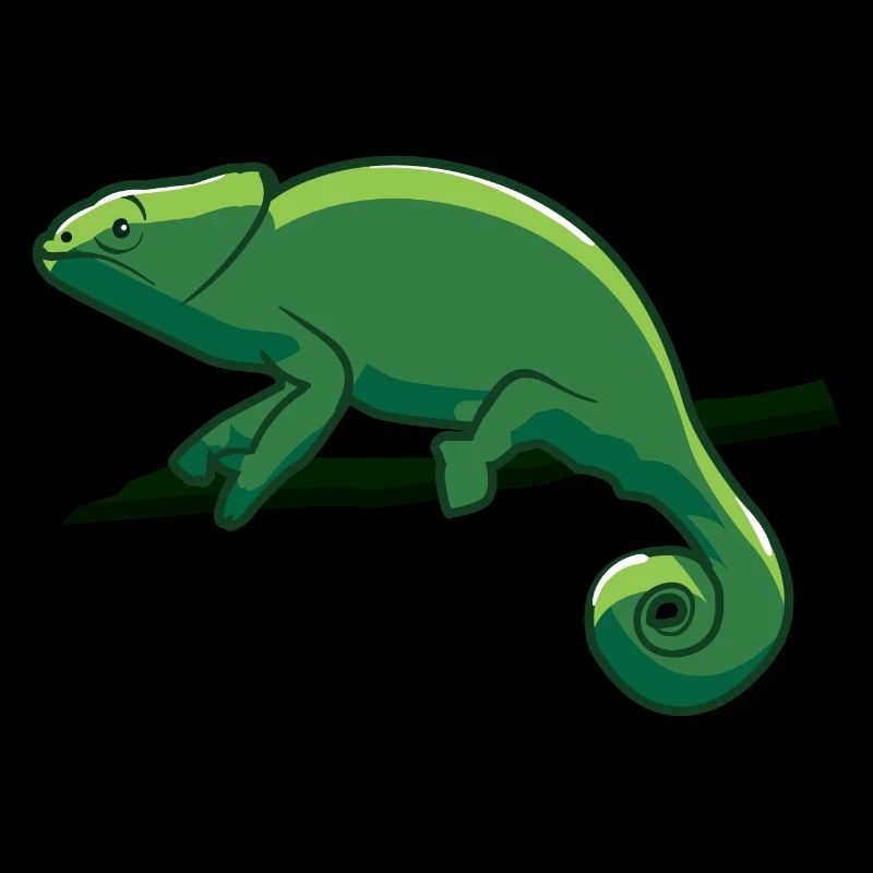 Caméléon vert